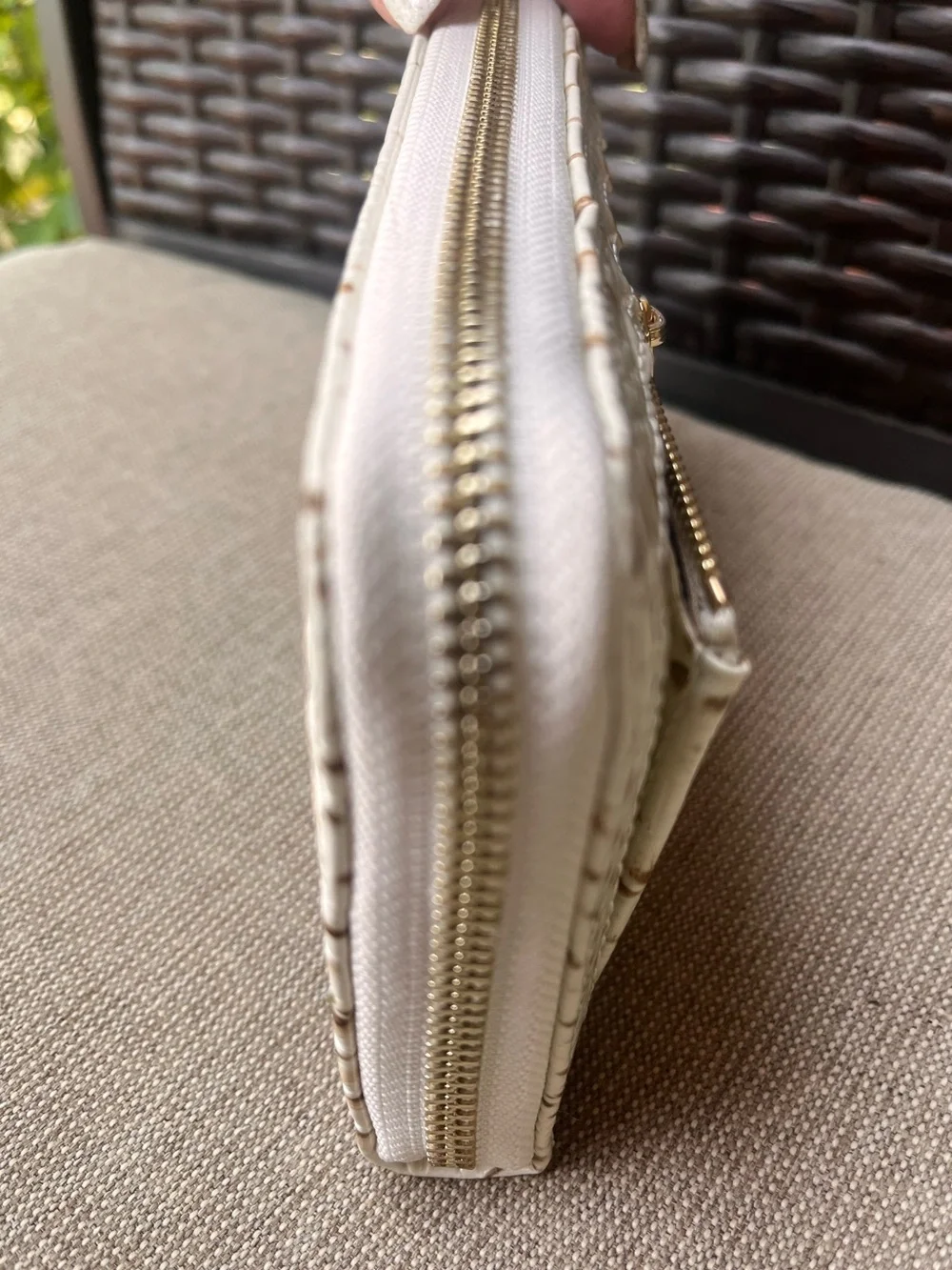 NWT Brahmin SURI in SNOWBALL DRIFT Melbourne Wallet